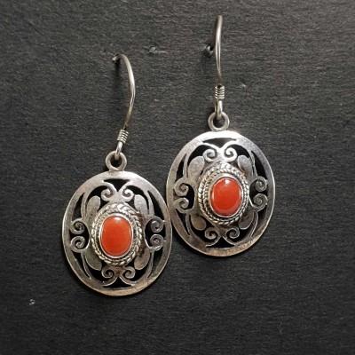 Silver Earring-19497