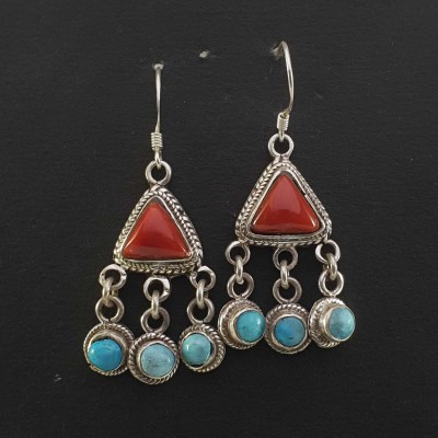 Silver Earring-19509