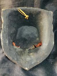 Handmade Wooden Mask Of Dragon, [painted White], Poplar Wood