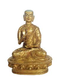 Tibetan Statue Of Je Tsongkhapa With His Disciple