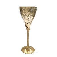 [wine Serving] Set With [bottle], Oval Shape Plate And 6 Glasses