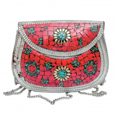 Colorful Rhinestone Evening Bag Luxury Box Clutch Purse - Temu