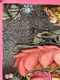 Buddist Hand Painted Thangka Of [white Tara], [real Gold], Lamas Art