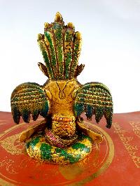 Resin Statue Of Naga Kanya [traditional Color Painted], [white And Mix Color]