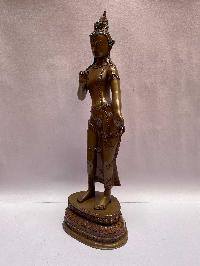 [master Quality], Buddhist Statue Of Padmapanai Lokeshvar, [chocolate Oxidized]
