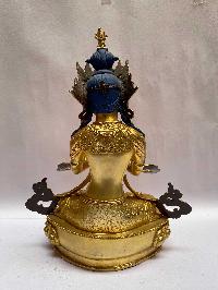 [master Quality], Buddhist Statue Of Vajradhara, [full Gold Plated, Face Painted]