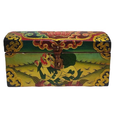 Wooden Tibetan Box-24675