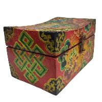 thumb1-Wooden Tibetan Box-24677