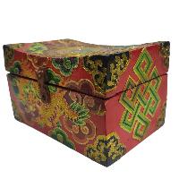 thumb2-Wooden Tibetan Box-24677