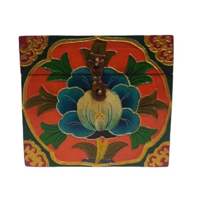 Wooden Tibetan Box-24678