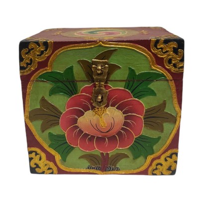 Wooden Tibetan Box-24681