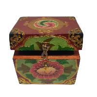 thumb1-Wooden Tibetan Box-24681