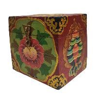 thumb3-Wooden Tibetan Box-24681
