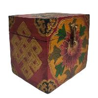 thumb2-Wooden Tibetan Box-24682