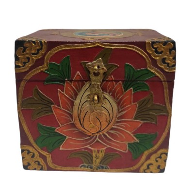 Wooden Tibetan Box-24683