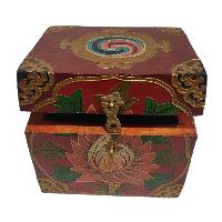 thumb4-Wooden Tibetan Box-24683