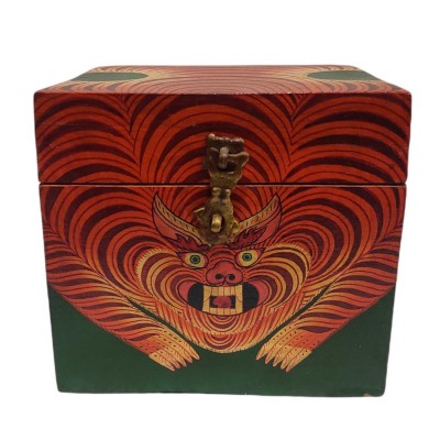 Wooden Tibetan Box-24684