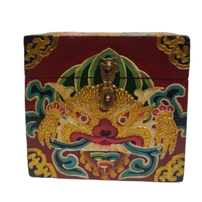 Wooden Tibetan Box-24685