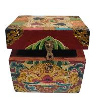 thumb4-Wooden Tibetan Box-24685