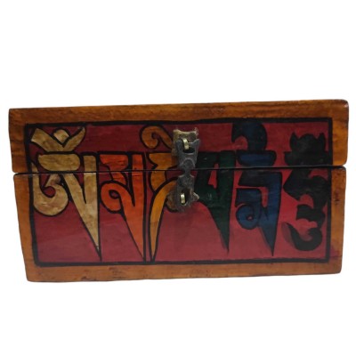 Wooden Tibetan Box-24686