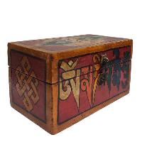 thumb2-Wooden Tibetan Box-24686
