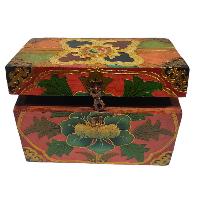 thumb1-Wooden Tibetan Box-24687