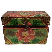 thumb1-Wooden Tibetan Box-24688