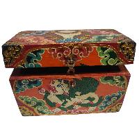 thumb1-Wooden Tibetan Box-24690