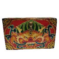 thumb1-Wooden Tibetan Box-24693