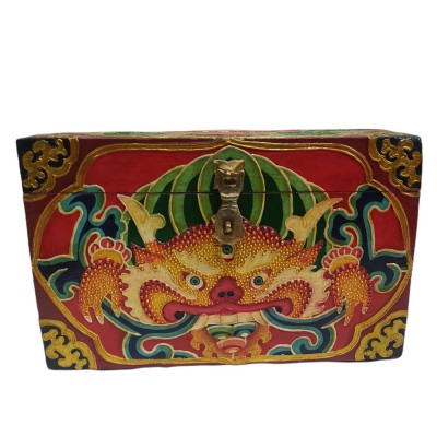 Wooden Tibetan Box-24694