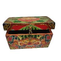 thumb1-Wooden Tibetan Box-24694