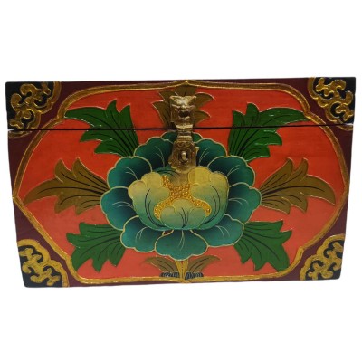 Wooden Tibetan Box-24695