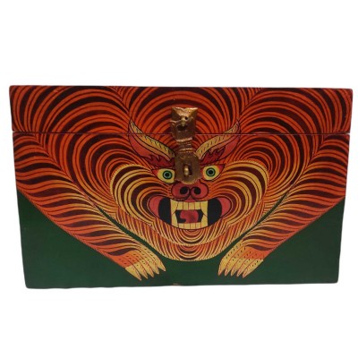 Wooden Tibetan Box-24696