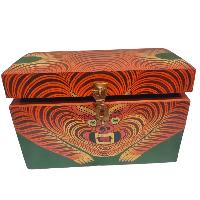 thumb1-Wooden Tibetan Box-24696
