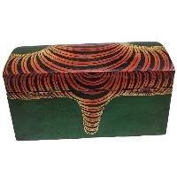 thumb1-Wooden Tibetan Box-24697