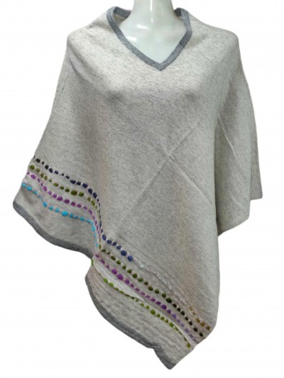 Pashmina Poncho-24865