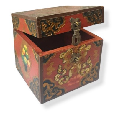 Wooden Tibetan Box-25157