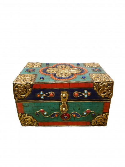 Wooden Tibetan Box-25170