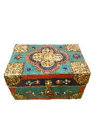 thumb2-Wooden Tibetan Box-25170