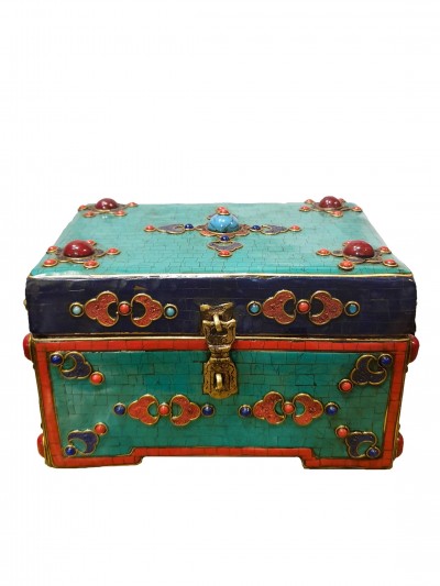 Wooden Tibetan Box-25171