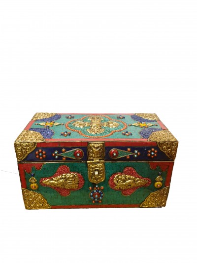 Wooden Tibetan Box-25172