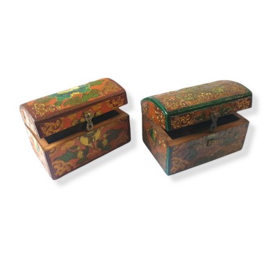 Wooden Tibetan Box-25173