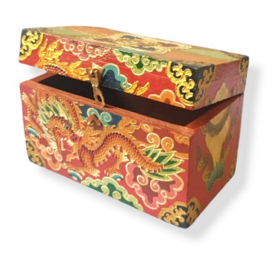 Wooden Tibetan Box-25178