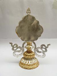 Buddhist Offering Of Ashtamangala, [gold And Silver Plated With Fine Carving]