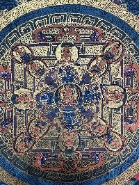 Buddhist Hand Painting Thangka Of Buddha Mandala, [hand Painted]