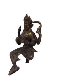 [old], Buddhist Handmade Statue Of Avalokitesvara [gold Plated], [antique]