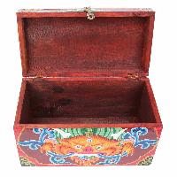 thumb1-Wooden Tibetan Box-27092