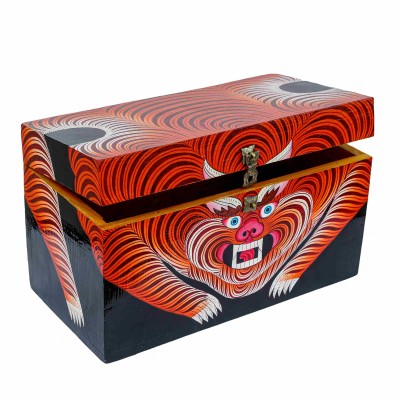 Wooden Tibetan Box-27094