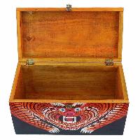 thumb1-Wooden Tibetan Box-27094