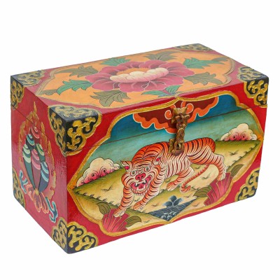 Wooden Tibetan Box-27095